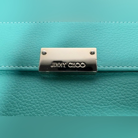 Jimmy Choo Aqua Leather Wallet, perfect condition/never worn. - Picture 2 of 10